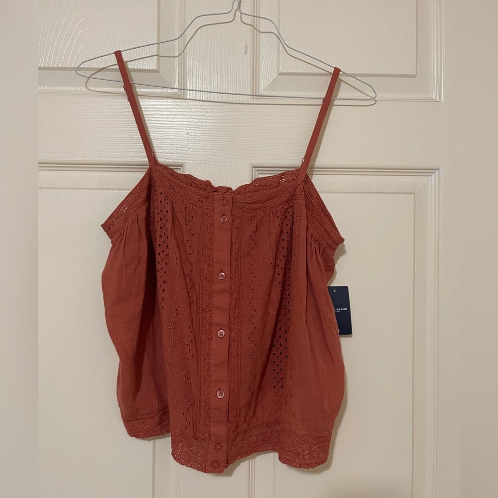 Lucky Brand Terracotta Camisole